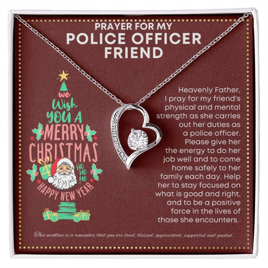 JGF Jewelry Gifts for Family Gift for Police Officer Friend Female Women