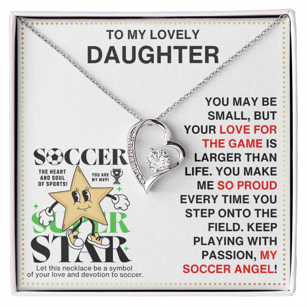 JGF Jewelry Gifts for Family Soccer Necklace For Girls