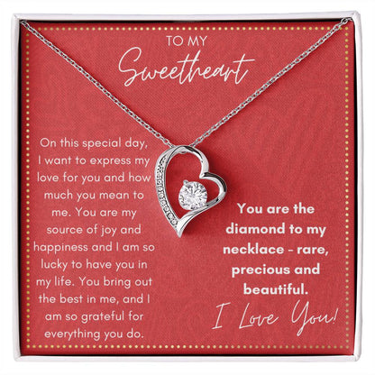 JGF Jewelry Gifts for Family To My Wife I Love You Necklace