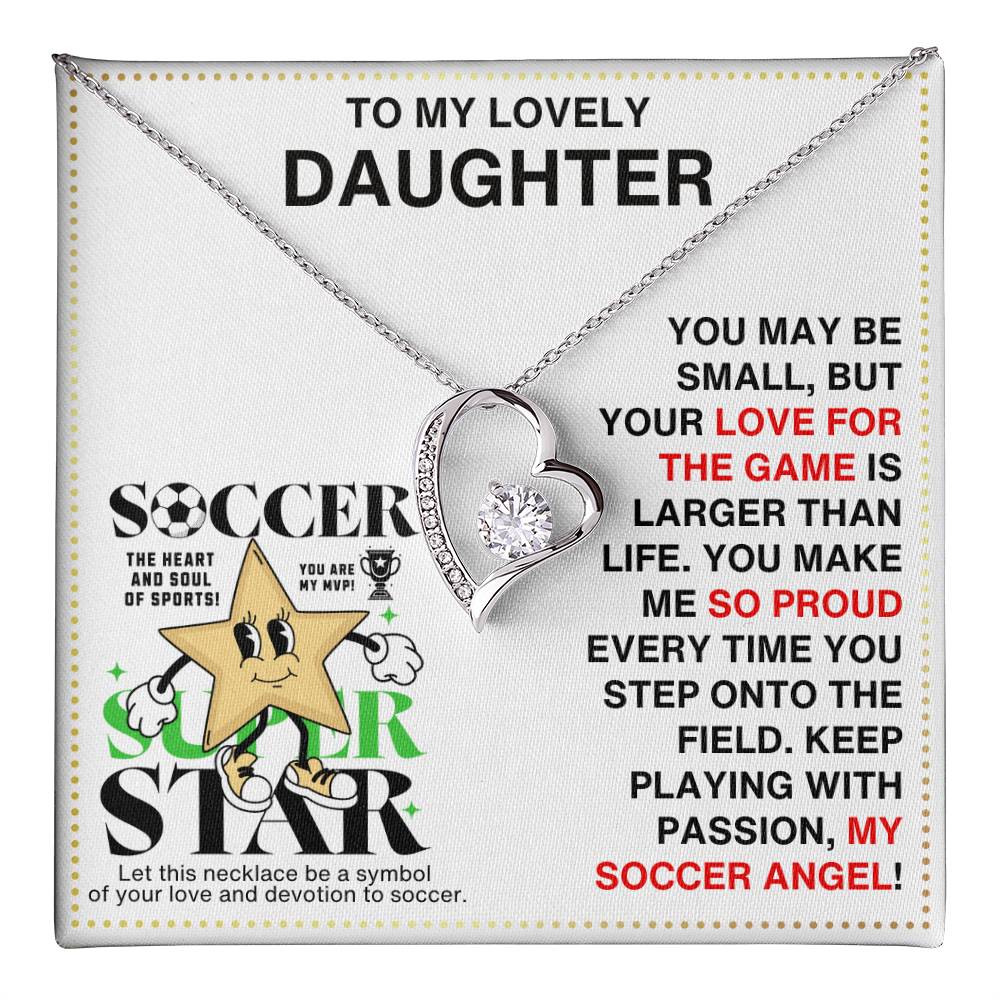 JGF Jewelry Gifts for Family Soccer Necklace For Girls