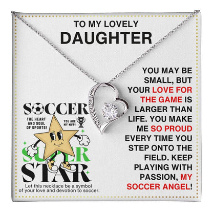 JGF Jewelry Gifts for Family Soccer Necklace For Girls