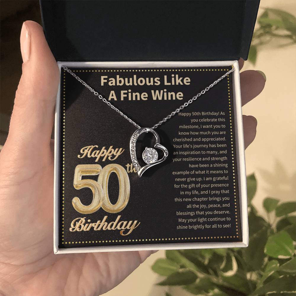 JGF Jewelry Gifts for Family 50 Year Old Birthday Gifts For Women Unique