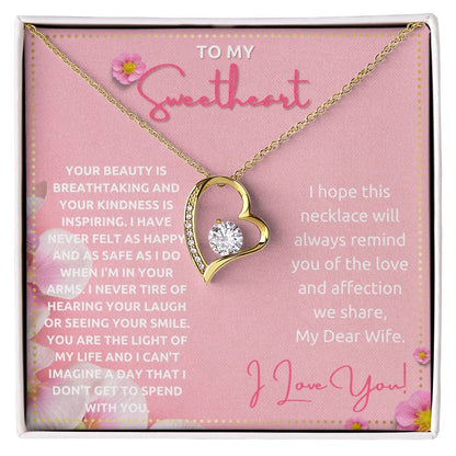 JGF Jewelry Gifts for Family Silver Simple Heart Necklace