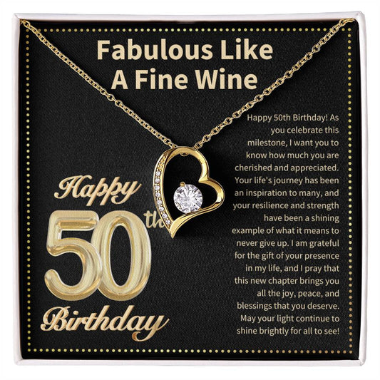 JGF Jewelry Gifts for Family 50 Year Old Birthday Gifts For Women Unique