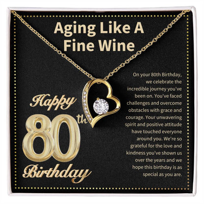 JGF Jewelry Gifts for Family 80 Year Old Birthday Gifts For Women Unique