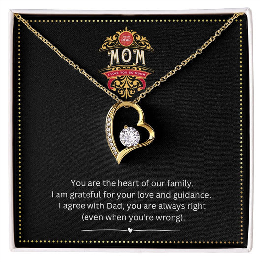 JGF Jewelry Gifts for Family | You are Awesome Gift for Women Gift Basket Item | Sterling Silver Heart Shaped Necklace