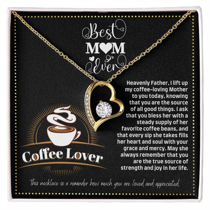 JGF Jewelry Gifts for Family Mom Birthday Gifts From Daughter Coffee I Love You Mom