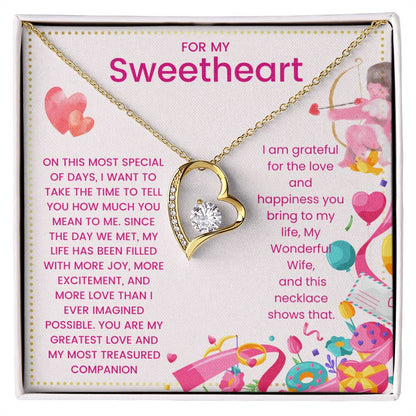 JGF Jewelry Gifts for Family Will You Be My Valentine Card for Sweetheart