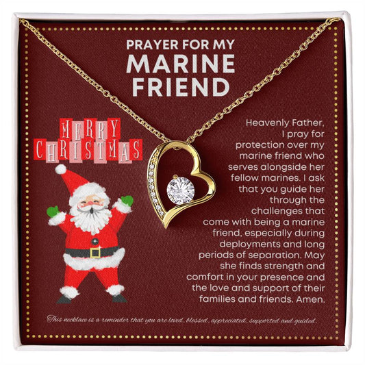 JGF Jewelry Gifts for Family US Marine Corps Gifts For Women Friend Necklace