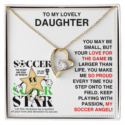 JGF Jewelry Gifts for Family Soccer Necklace For Girls
