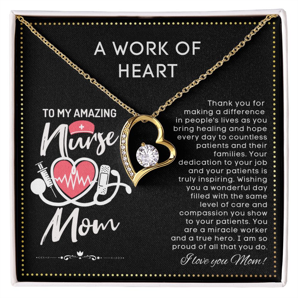 JGF Jewelry Gifts for Family | My Mommy Is A Nurse | Baby Shower Gift For Mom Who Is A Nurse Necklace Jewelry