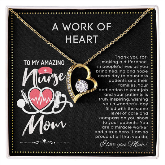 JGF Jewelry Gifts for Family | My Mommy Is A Nurse | Baby Shower Gift For Mom Who Is A Nurse Necklace Jewelry