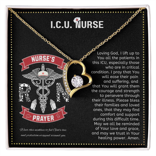 JGF Jewelry Gifts for Family | ICU Nurse Essentials For Work | Nurses Heart Necklace For Women