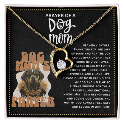 JGF Jewelry Gifts for Family Pet Dog Paw Lover Mom Gifts for Women Heart Necklace