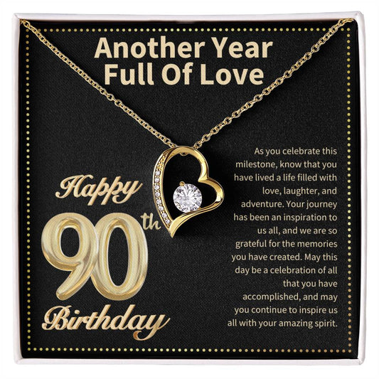 JGF Jewelry Gifts for Family 90 Year Old Birthday Gifts For Women Unique