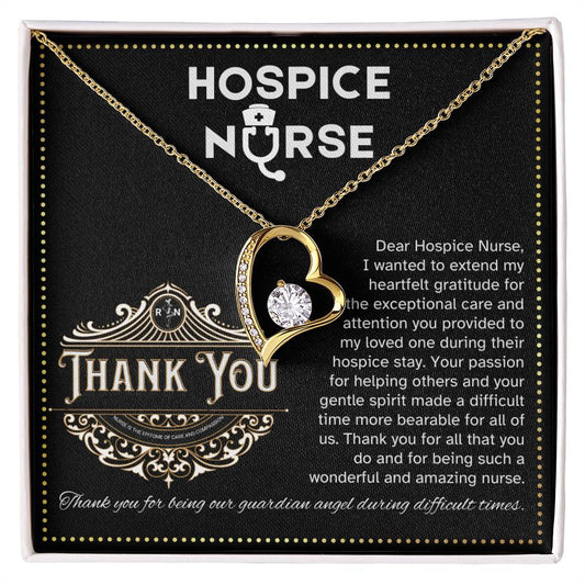 JGF Jewelry Gifts for Family thank You Hospice Nurse Gifts for Women Simple Heart Necklace