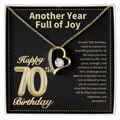 JGF Jewelry Gifts for Family 70th Birthday Gifts For Woman