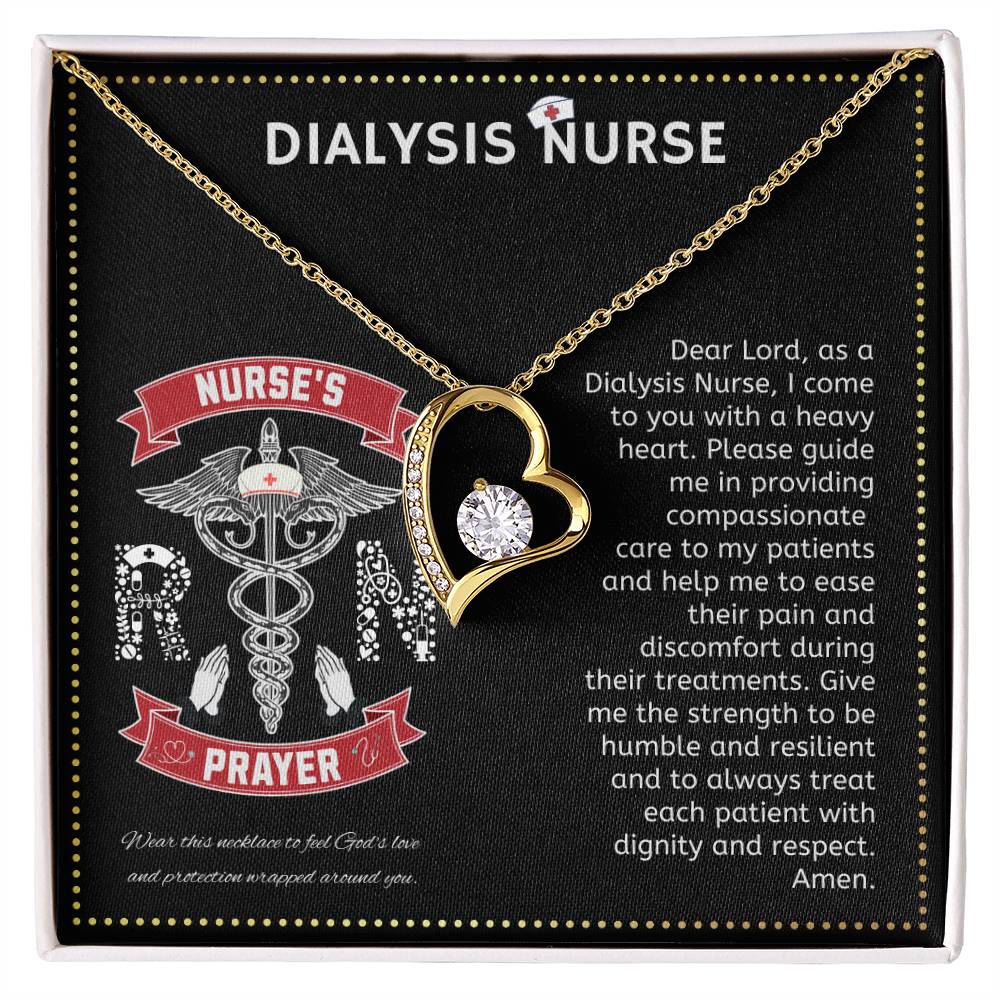 JGF Jewelry Gifts for Family | Dialysis Nurse Gifts for Women | Nurses Prayer Necklace Sterling Silver