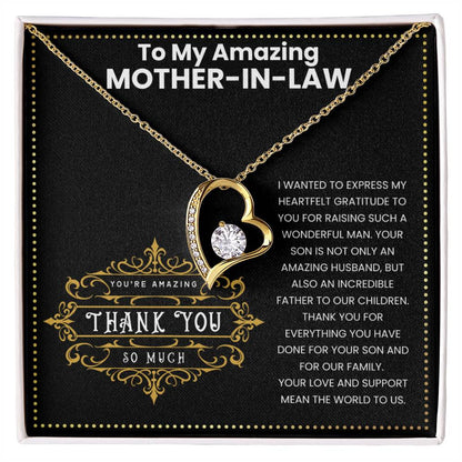 JGF Jewelry Gifts for Family Thank You Gifts For My Mother-In-Law