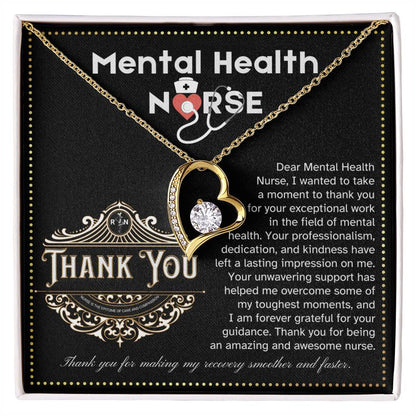 JGF Jewelry Gifts for Family Mental Health Thank You Card For Nurse