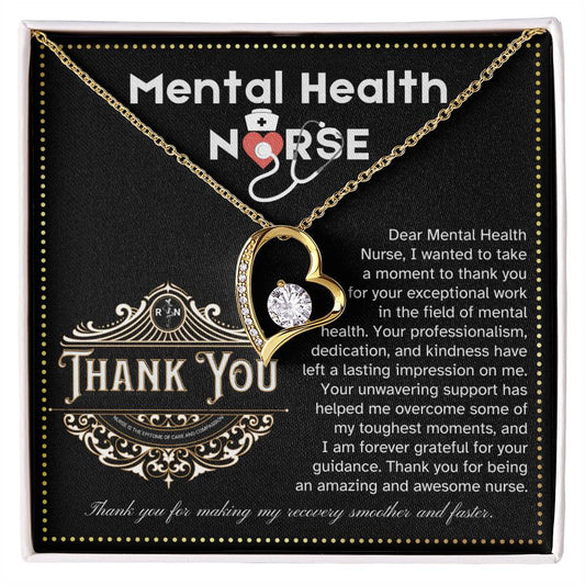 JGF Jewelry Gifts for Family Mental Health Thank You Card For Nurse