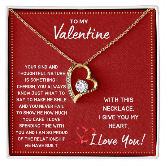 JGF Jewelry Gifts for Family Will You Be My Valentine Card For Her