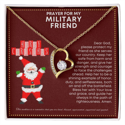 JGF Jewelry Gifts for Family Proud Military Friend Necklace For Her Women