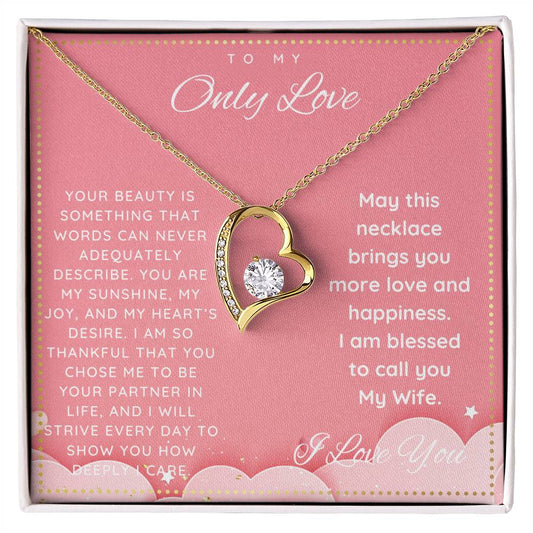 JGF Jewelry Gifts for Family To My Future Wife Necklace on Valentine's Day