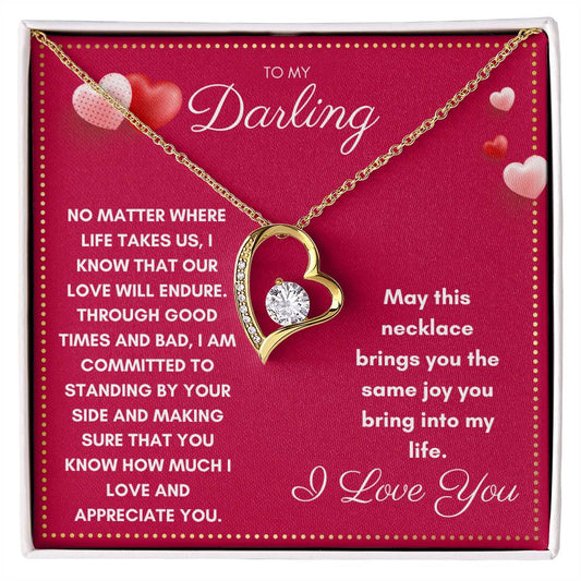 JGF Jewelry Gifts for Family To My Darling Gifts For Women
