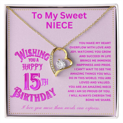JGF Jewelry Gifts for Family Birthday Gifts for Niece From Aunt And Uncle