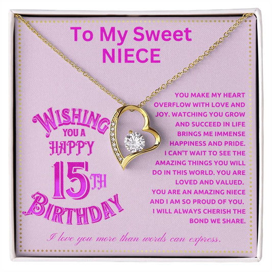 JGF Jewelry Gifts for Family Birthday Gifts for Niece From Aunt And Uncle