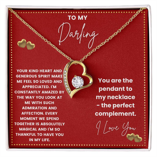 JGF Jewelry Gifts for Family Simple Silver Heart Necklaces For Women