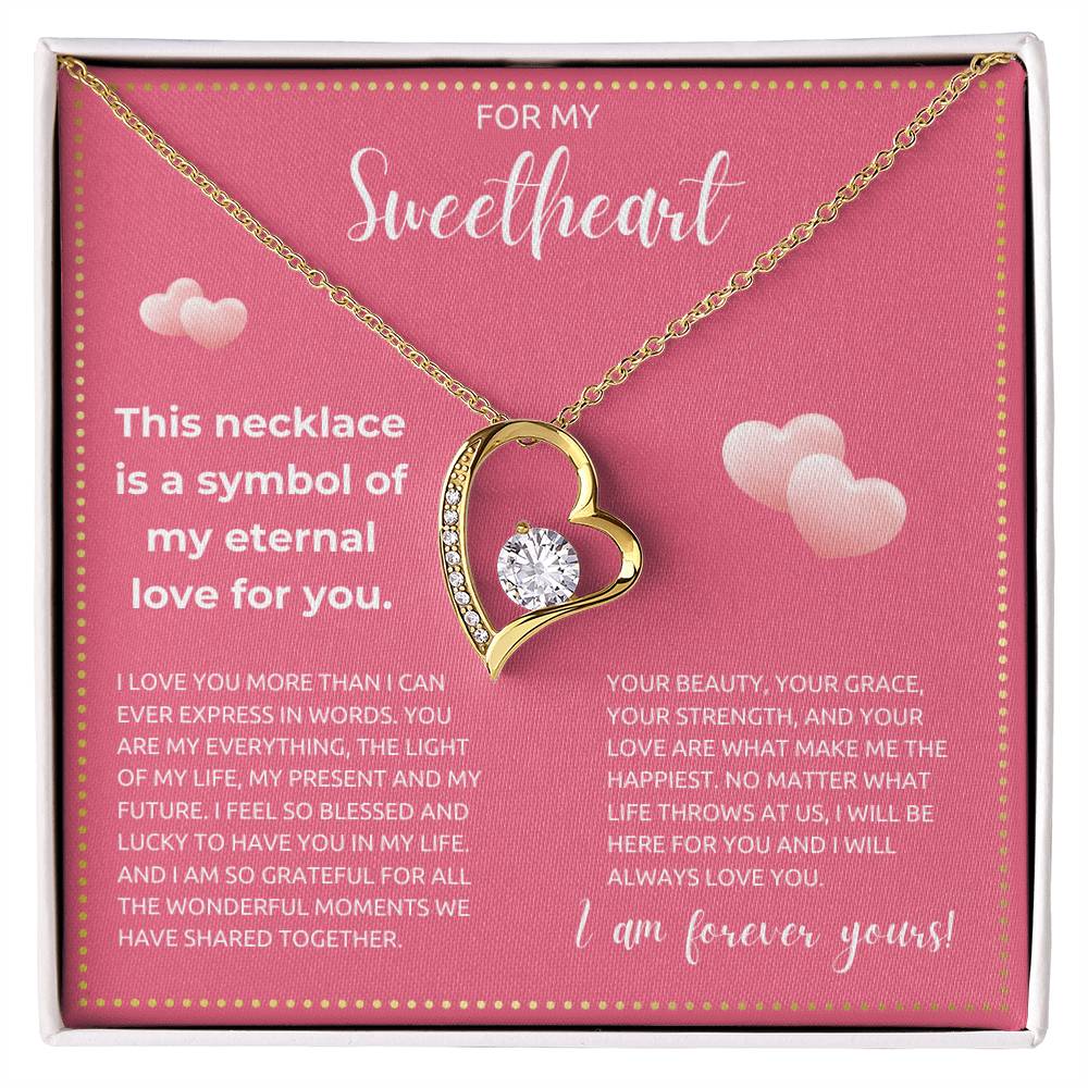 JGF Jewelry Gifts for Family To My Future Wife Necklace Heart