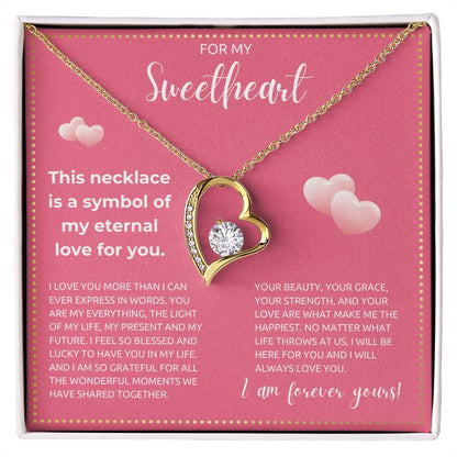 JGF Jewelry Gifts for Family To My Future Wife Necklace Heart