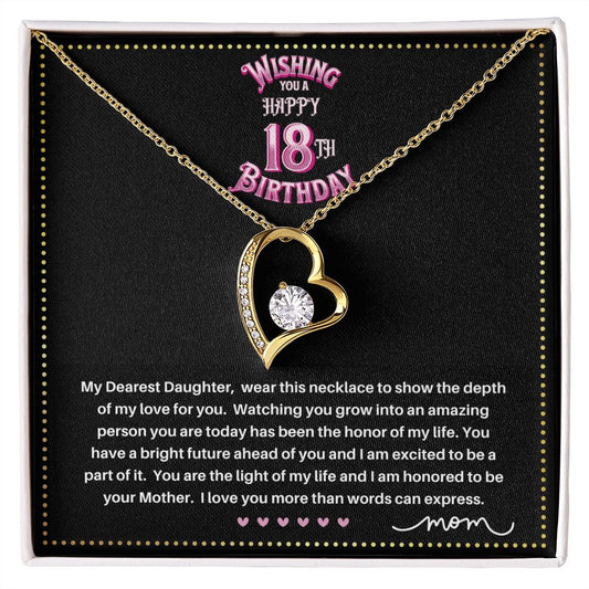 JGF Jewelry Gifts for Family | Birthday Gift For 18 Year Old Daughter | Simple Single Heart Shaped Charm Pendant Necklace