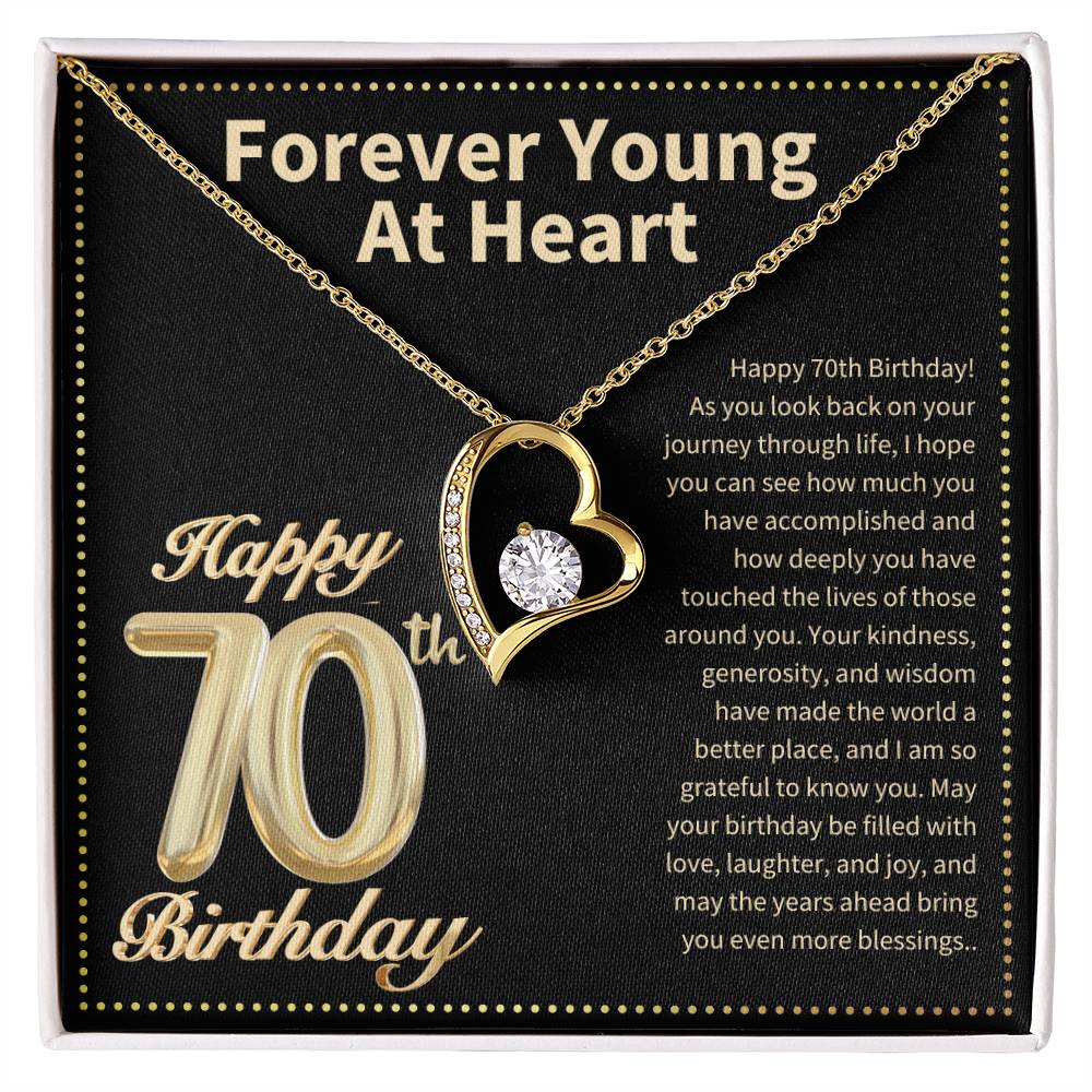JGF Jewelry Gifts for Family 70th Birthday Necklace For Women