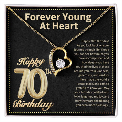 JGF Jewelry Gifts for Family 70th Birthday Necklace For Women