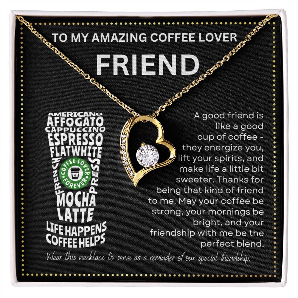 JGF Jewelry Gifts for Family Coffee Is My BFF Friend Bestie Lover for Women Friendship