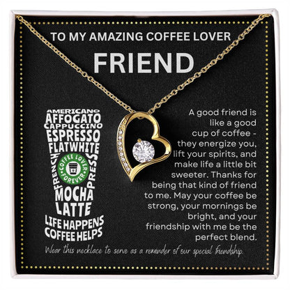 JGF Jewelry Gifts for Family Coffee Is My BFF Friend Bestie Lover for Women Friendship