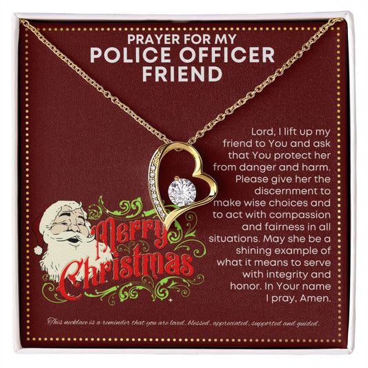 JGF Jewelry Gifts for Family My Friend Is A Police Officer Women
