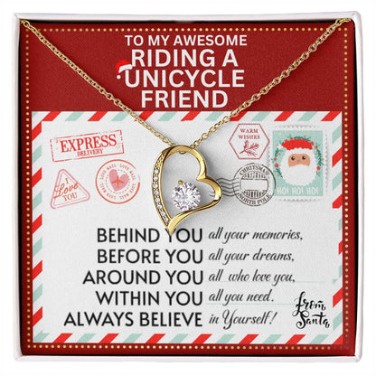 JGF Jewelry Gifts for Family Gifts For Riding Unicycle For Her