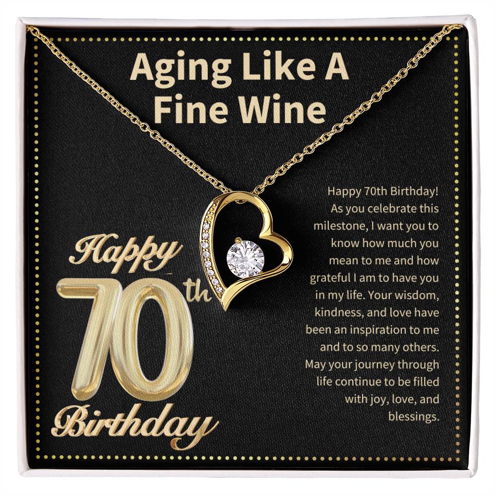 JGF Jewelry Gifts for Family 70th Birthday Gifts for Women Jewelry