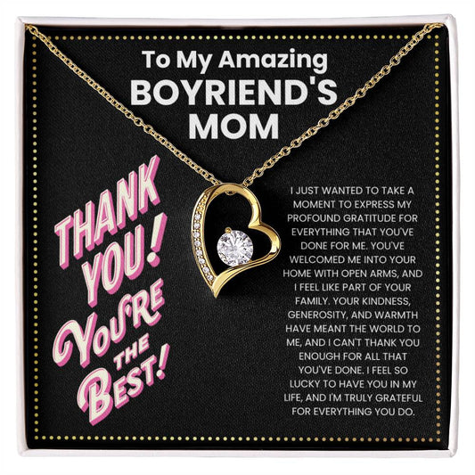 JGF Jewelry Gifts for Family Thank You Gifts For Family of My Boyfriend