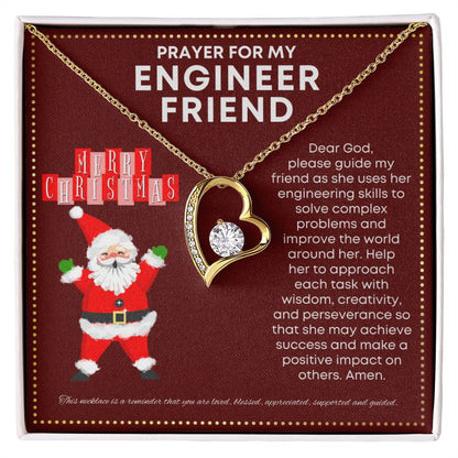 JGF Jewelry Gifts for Family Gifts for Engineer Friend Cute Simple Heart Necklace