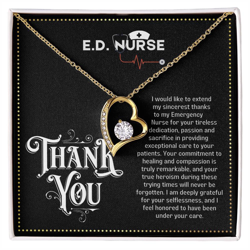 JGF Jewelry Gifts for Family Emergency Department ED Nurse Gifts For Women