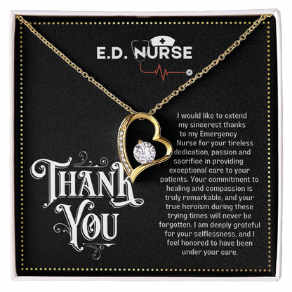JGF Jewelry Gifts for Family Emergency Department ED Nurse Gifts For Women