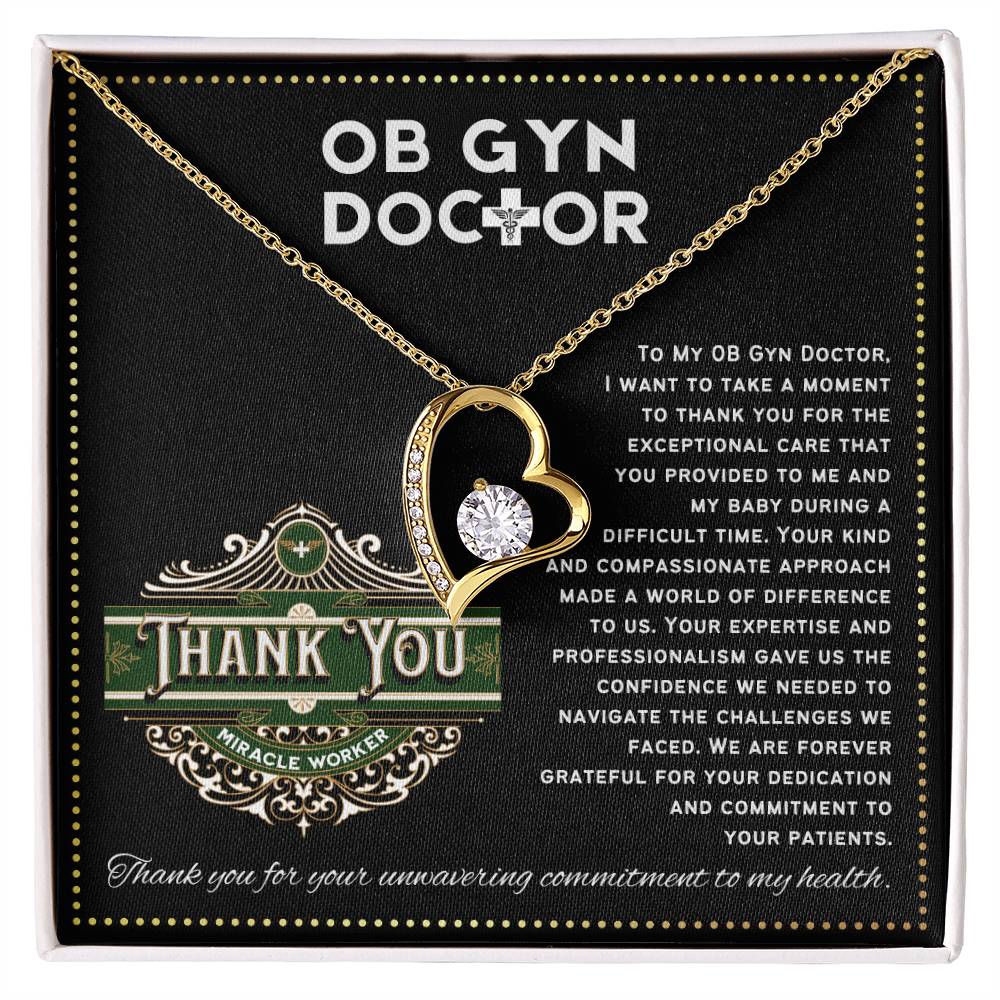 JGF Jewelry Gifts for Family ObGyn Doctor Appreciation Thank You for Women