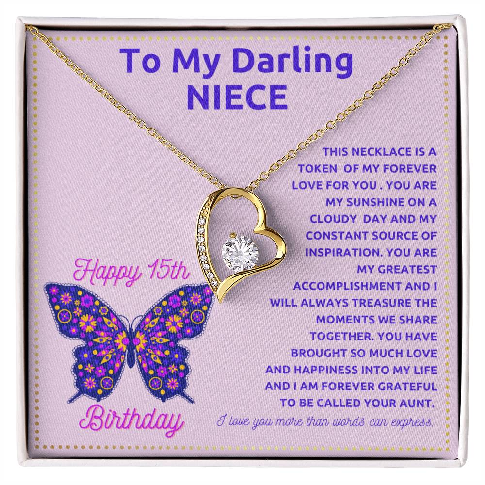 JGF Jewelry Gifts for Family Happy Birthday 15th Niece For Teen Girls