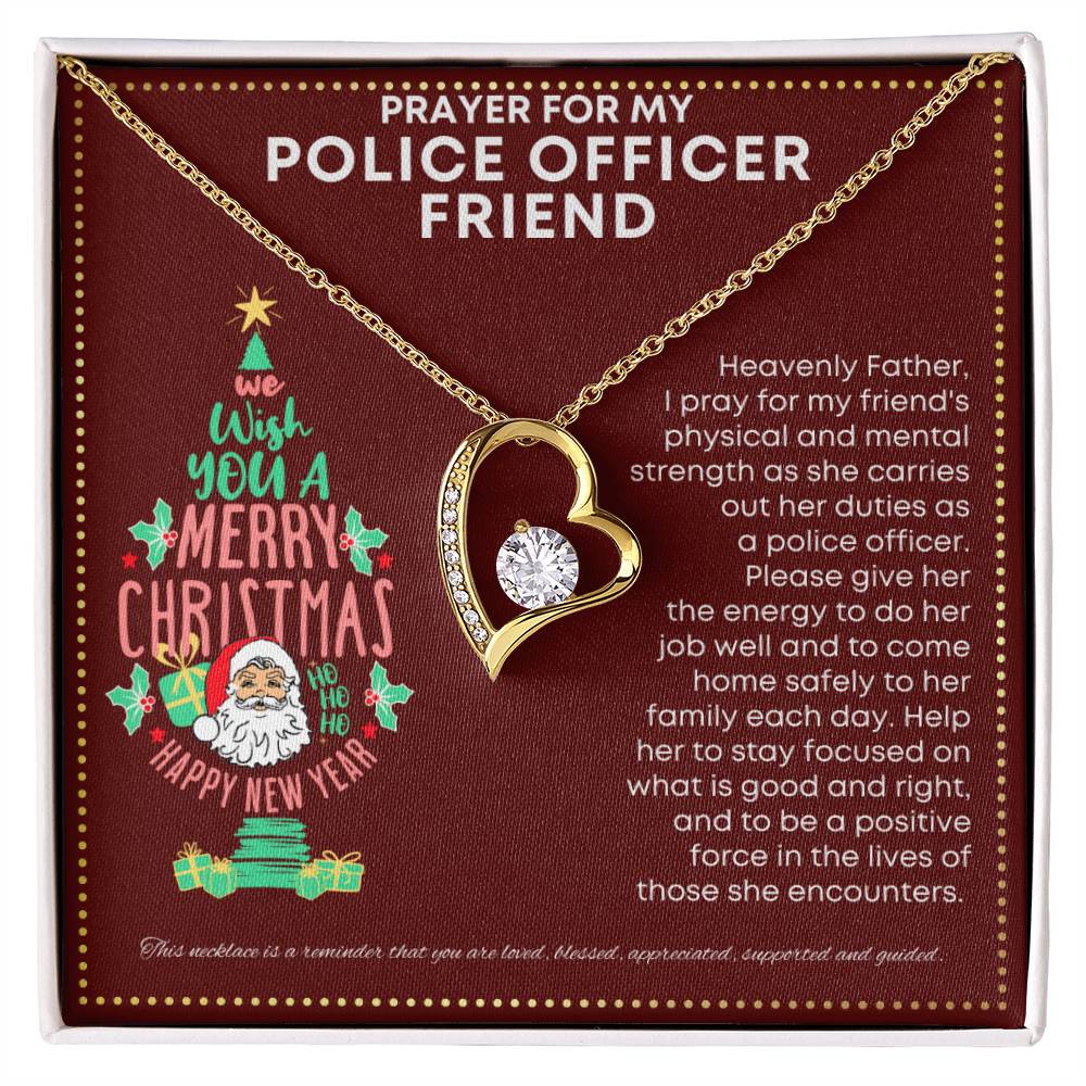 JGF Jewelry Gifts for Family Gift for Police Officer Friend Female Women