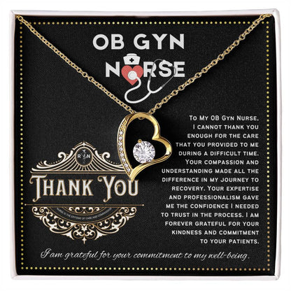 JGF Jewelry Gifts for Family Ob Gyn Thank You Gifts For Nurse Single Heart Necklace
